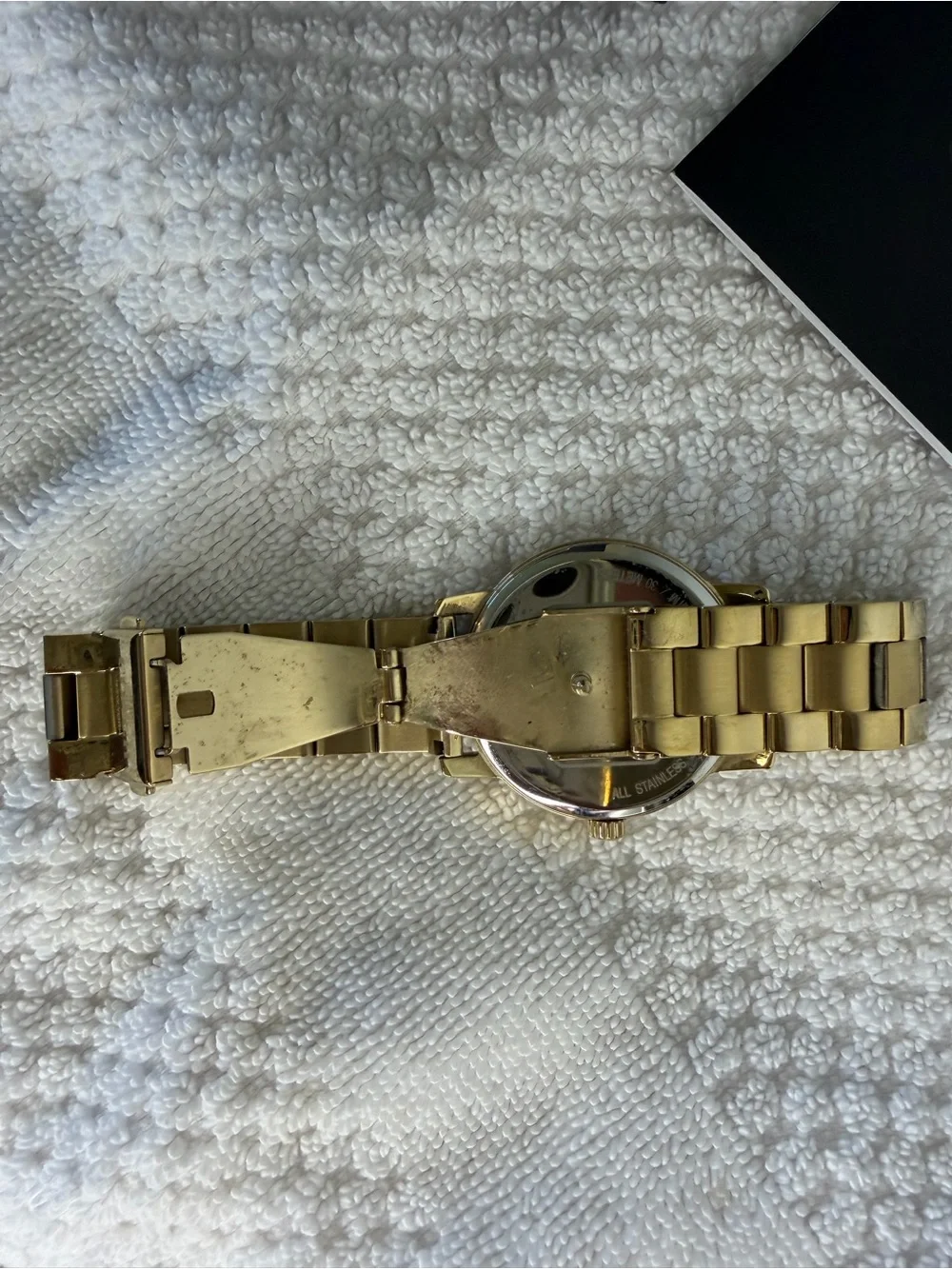Coach Gold Tone Women's Watch bracket watch with box champagne